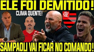 URGENTE! ARGENTINO DEMITIDO! REUNIÃO SOBRE SAMPAOLI DECIDIU SUA PERMANÊNCIA! GRUPO DIVIDIDO! AO VIVO