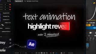 The Easiest Text Reveal in After Effects (Under 2 Minutes)