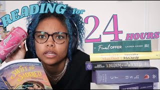 📚24 hr READ-A-THON | can i read for 24 hrs straight?