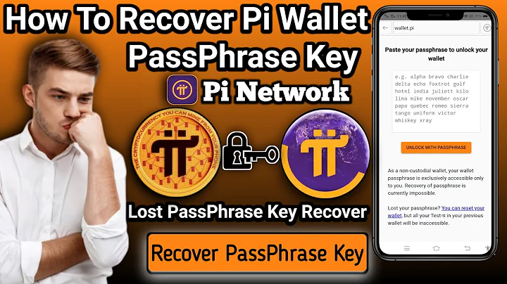 How To Recover Pi Wallet PassPhrase Key | Recover & reset forgotten passphrase key | pi network app