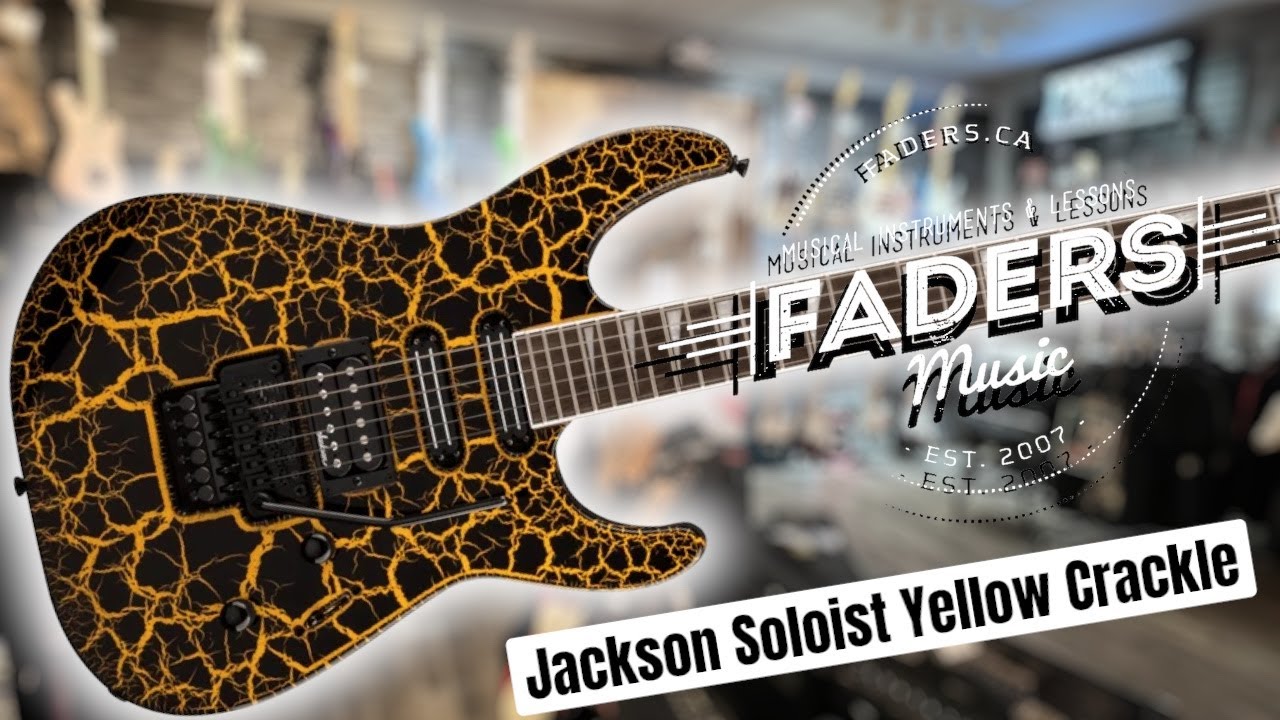 Jackson X Series Soloist SL3X DX – Yellow Crackle | Shred-Ready