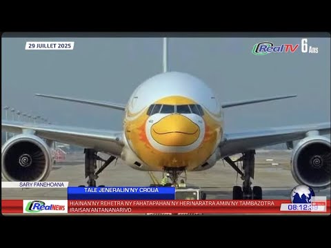 REAL NEWS NY VAOVAO MARINA MIVANTANA 29 JOLAY 2025 Madagascar