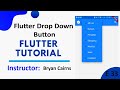 Flutter - 33 Drop Down Button | Introduction to Flutter Development Using Dart