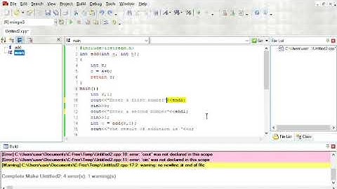 funcion in c++ by Afaan Oromo