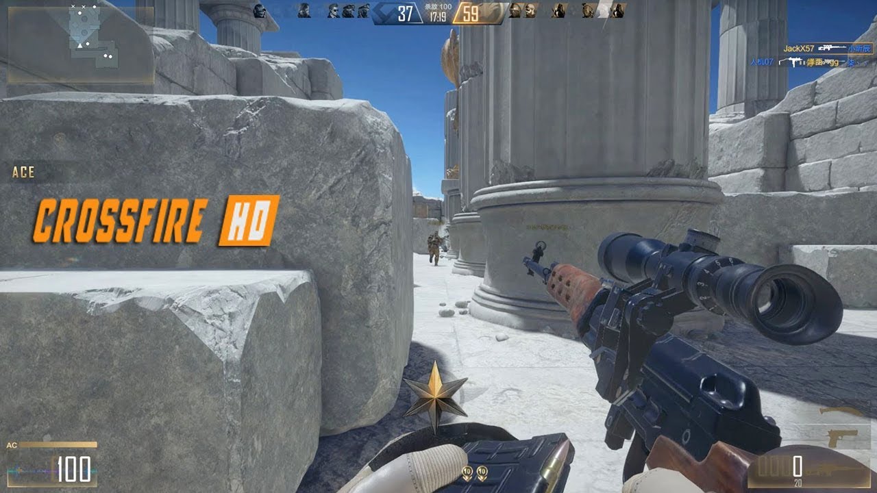 CrossFire HD CFHD - SVD Sniper Deathmatch MVP Gameplay - CBT2 2019