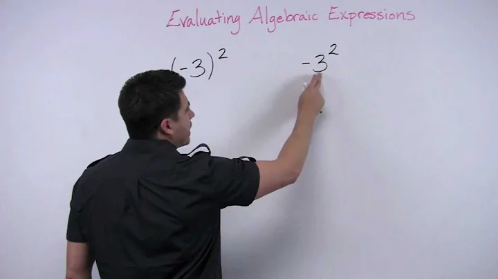 Evaluating Expressions: Negative Numbers with Powers (Tutor Zone)