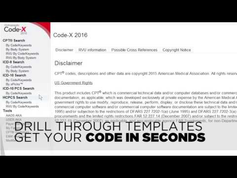 How to find the ICD-10 code you need using AAOS Code-X