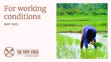 FOR WORKING CONDITIONS – The Pope Video – May 2025