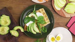 Gaufre salée de petit déjeuner aux Pommes du Limousin AOP