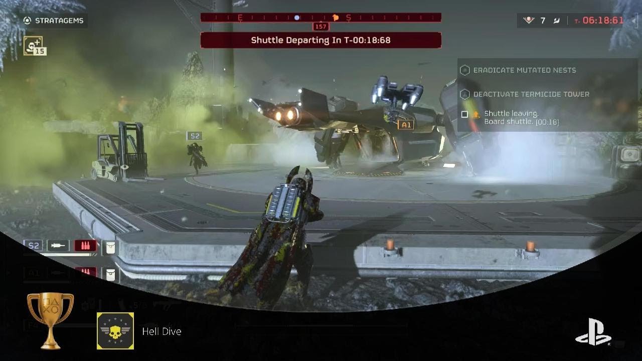 HELLDIVERS 2 Hell Dive Trophy 🏆! - YouTube