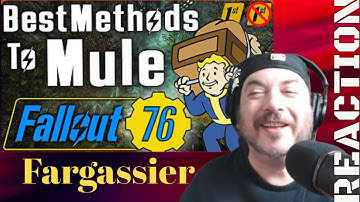 How To Mule Items With And Without Fallout 1st In Fallout 76 @Fargassier Reaction