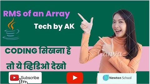 RMS of an array | Basics of Programming Assignment | Input, Output, Variables & Operators