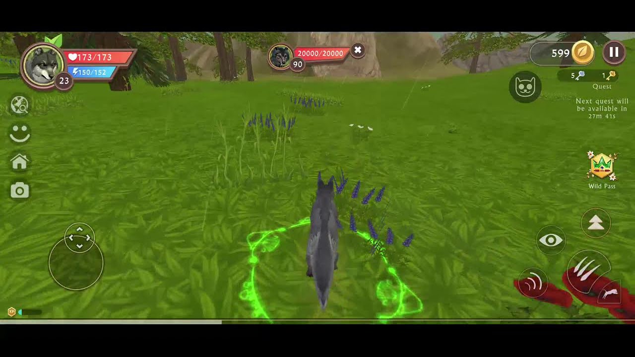 Playing wildcraft after a long time. animal games.