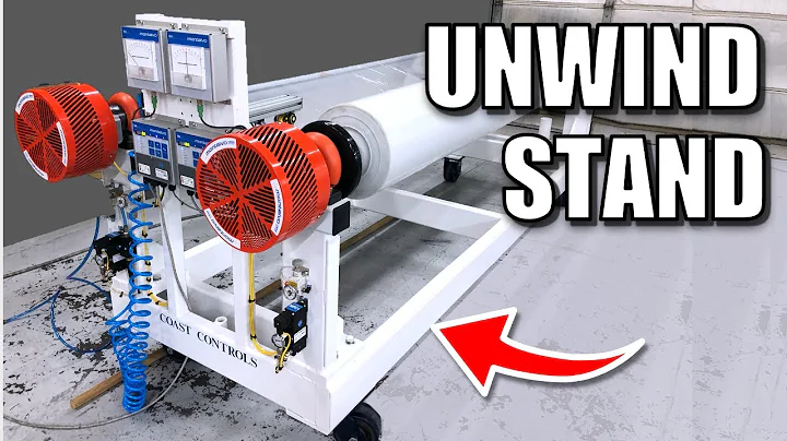 Two Position Unwind Stand RS-105-U-DUAL Overview with Tension Brakes