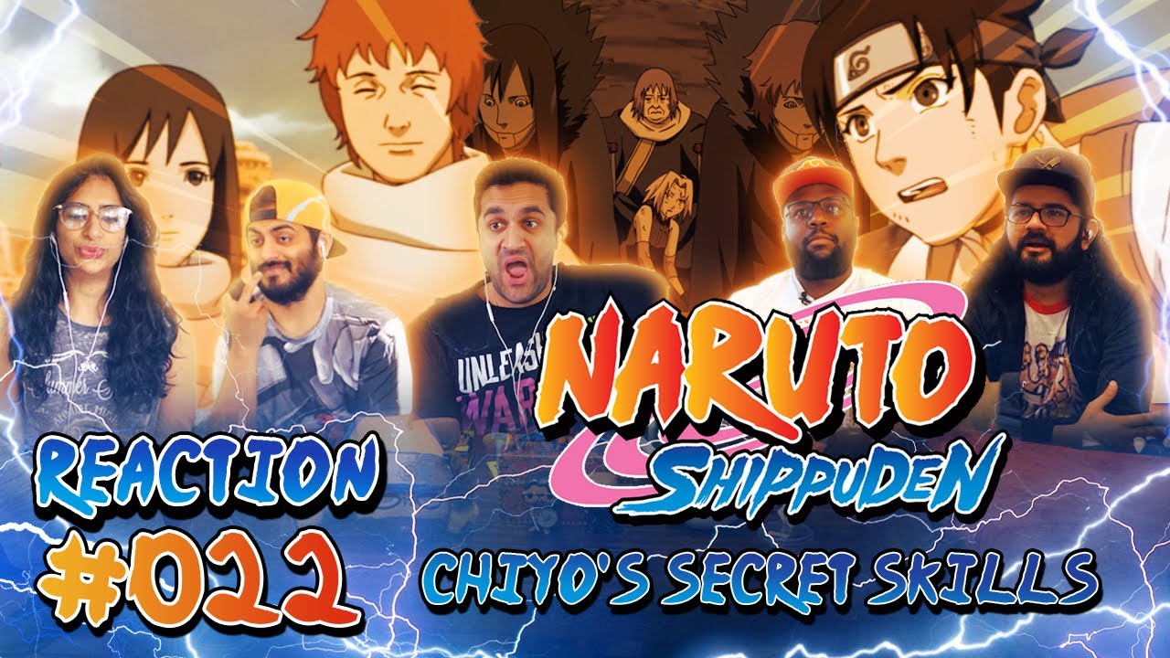Naruto Shippuden Episode 22 Chiyo S Secret Skills Group Reaction Youtube