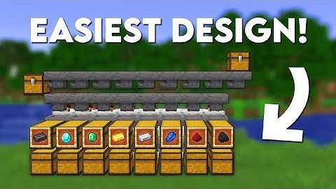 Minecraft EASY Automatic Sorting System 1.21 Tutorial - Auto sorter 