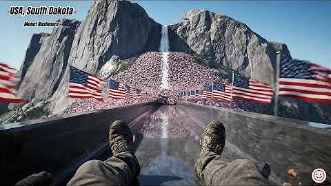 I Asked AI to Create Flag Waterfalls... The Result is Mind-Blowing  8 Countries in 8K ASMR