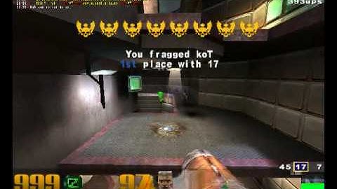 UP - Playing Quake 3 - Excessive Plus FFA.