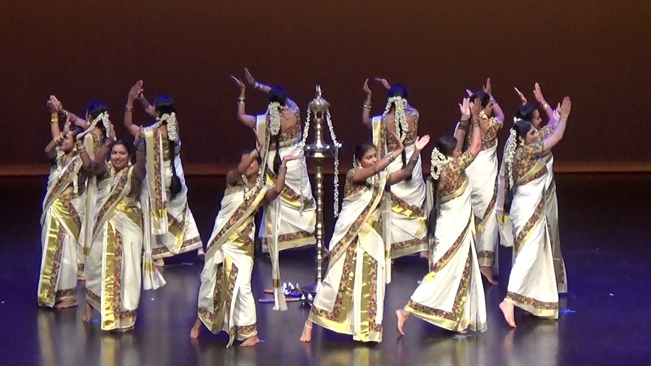 Thiruvathira performance at Chicago Kalakshetra Onam Celebration 2017