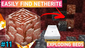 Easily find Netherite in Minecraft 1.20 | Exploding beds in Nether | Minecraft gameplay part 11