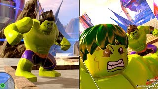 Totally Awesome Hulk vs Hulk | LEGO Marvel Super Heroes 2 | Two Players