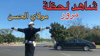 شاهد لحظة مرور موكب الأمير مولاي الحسن في شوارع الرباط