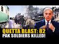 BLA takes responsibility for Suicide attack, claims 82 Pak soldiers killed in Quetta train blast