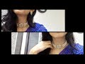 How to make choker easily at home | DIY Earrings | Handmade pearl choker and earrings