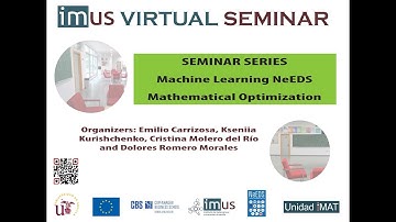 Machine Learning NeEDS Mathematical Optimization with Dr Coralia Cartis