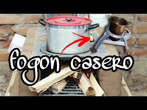 Como Hacer Un Fogon Rapido Y Facil ( Cosina De Leña Poco Humo )🏕 - Youtube