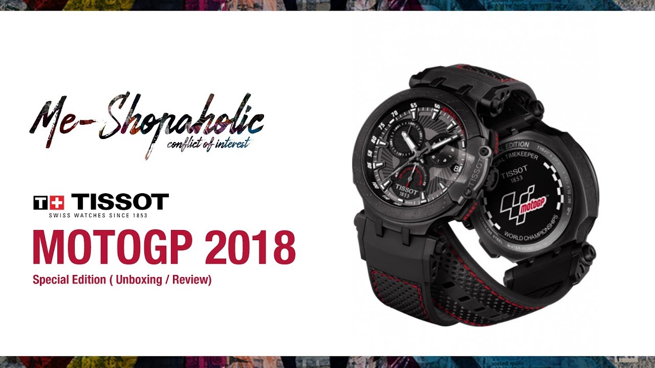 Montón de longitud Gruñido Me-Shopaholic : Tissot T-Race MotoGP 2018 Special Edition Unboxing - YouTube