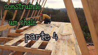 Construindo um chalé de madeira - parte 4 / Fazendo o assoalho.