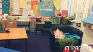 Getting ready for Empty Classroom Day 2017 at Parson Street Primary School