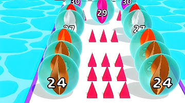 Marble Run 3D Game Color Ball Race Gameplay Android IOS Level 532