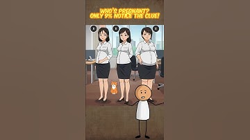 Who’s Pregnant? 🤰 Only 9% Notice the Clue! #riddles #riddleoftheday #brainteaser