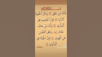 سورة النازعات بصوت الشيخ ياسر الدوسري