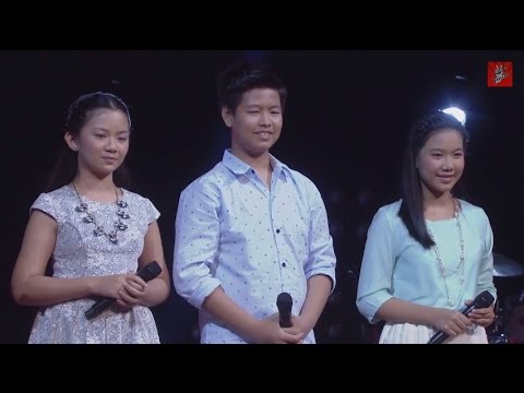 The Voice Kids Thailand - Battle Round - ขิม VS เอ็ม VS น้ำ - ลาวดวงเดือน+ลาวคำหอม - 15 Mar 2015