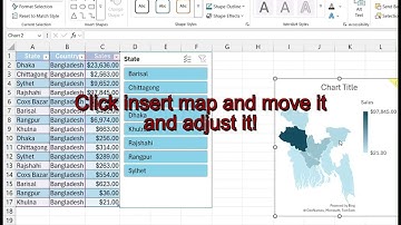 Learn How to Create a MAP Chart in Excel (Visualize Your Data Geographically!)