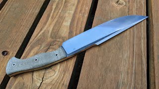 Big 1095 custom camp chopper knife with TeroTuf scales. by Bastian 643 views 1 year ago 10 minutes, 22 seconds