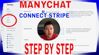 ✅  How To Connect Stripe To ManyChat 🔴
