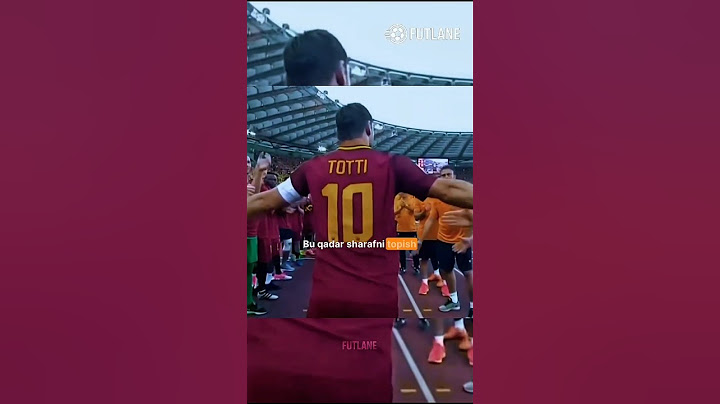Francesco Totti haqida #francescototti #roma #futbol #shorts
