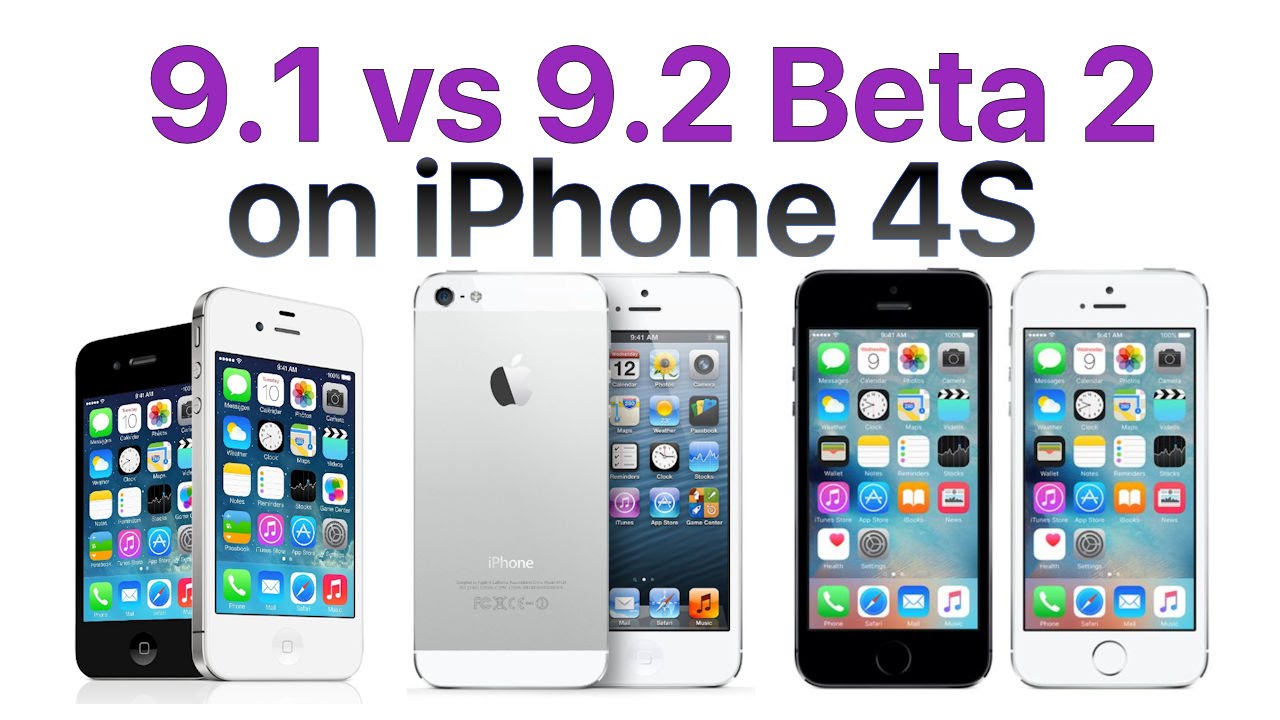 [ВИДЕО] Как работают старые iPhone на второй бета-версии iOS 9.2.. Фото.