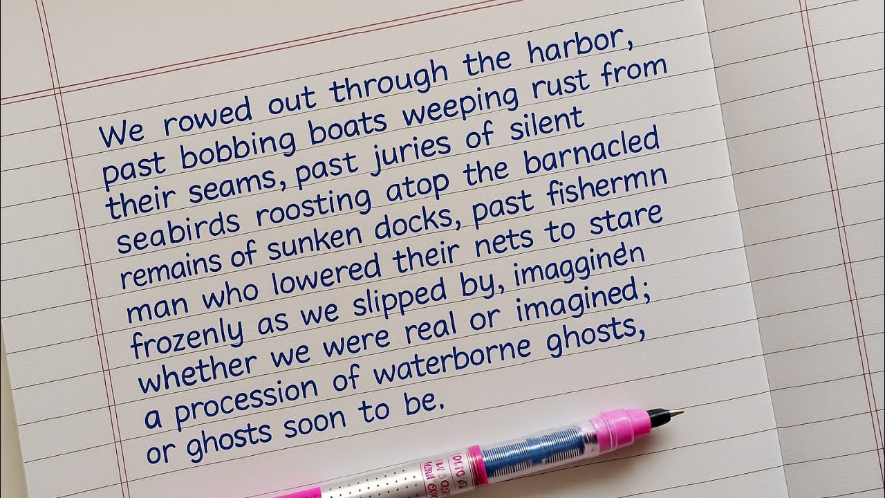 One Page Handwriting Practice in English ✍️ | How to  Improve Your Handwriting in Just One Page