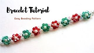 Crystal beads bracelet. Jewelry making 