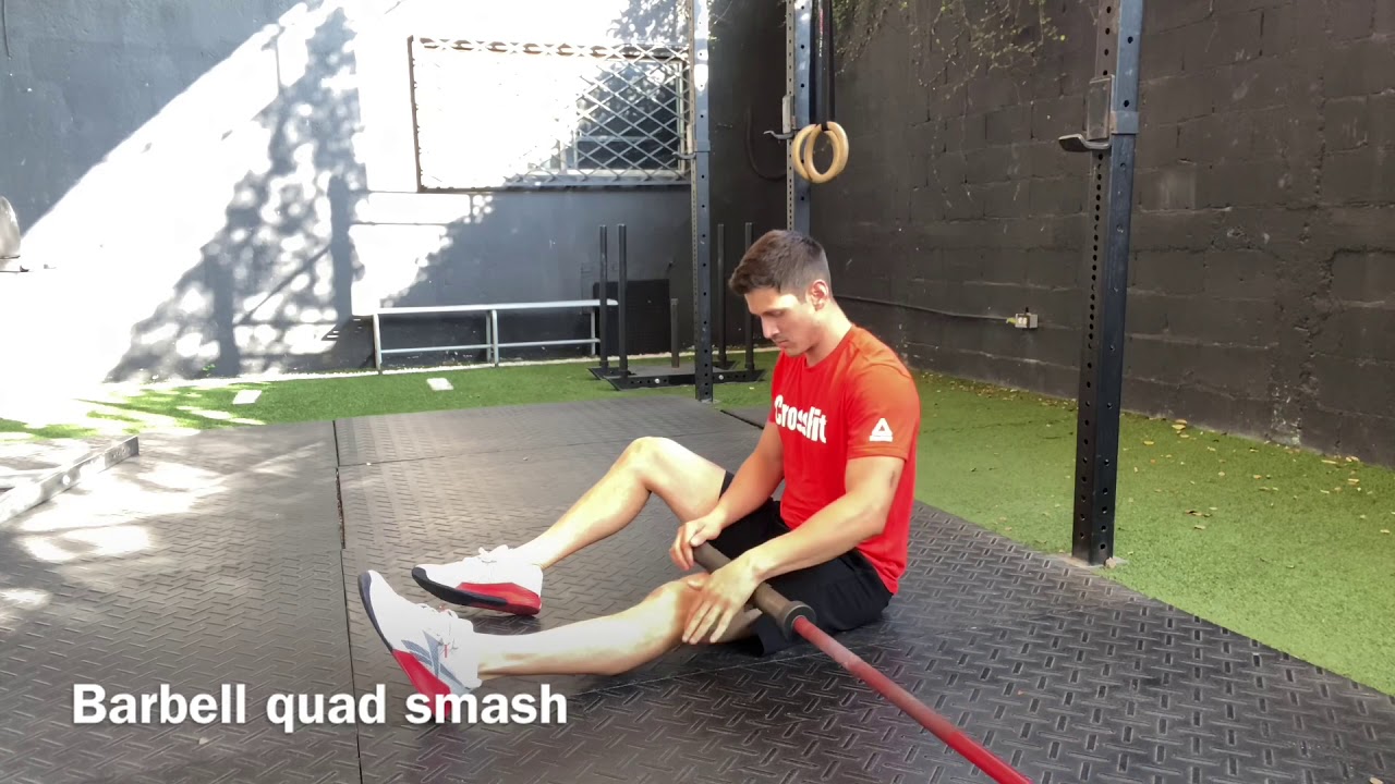 Barbell quad smash YouTube