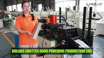 【Rolling Shutter Slat】Linbay-Rolling Shutter Door Punching Production Line