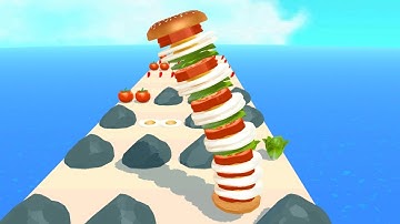 Sandwich Runner - Mobile Gameplay Walkthrough - All Levels (IOS, Android)