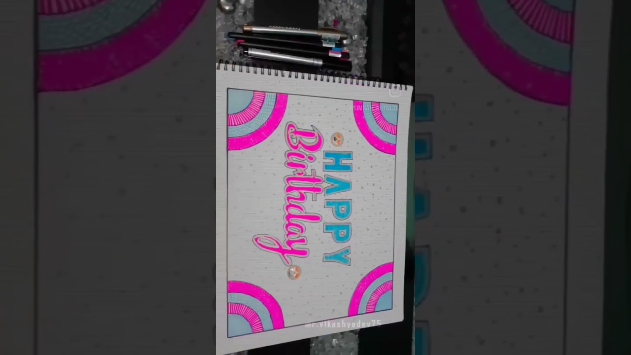 Happy birthday || Simran arts 🎨|| 