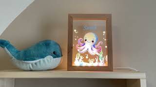 Personalized LED Frame – Ocean Turtle Design for Kids - Amikado screenshot 5