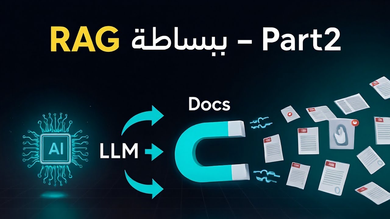 28 – الجزء 2: كل ما تريد معرفته عن RAG وكيفية تزويد الـ LLM بالمعلومات بدون إعادة Training